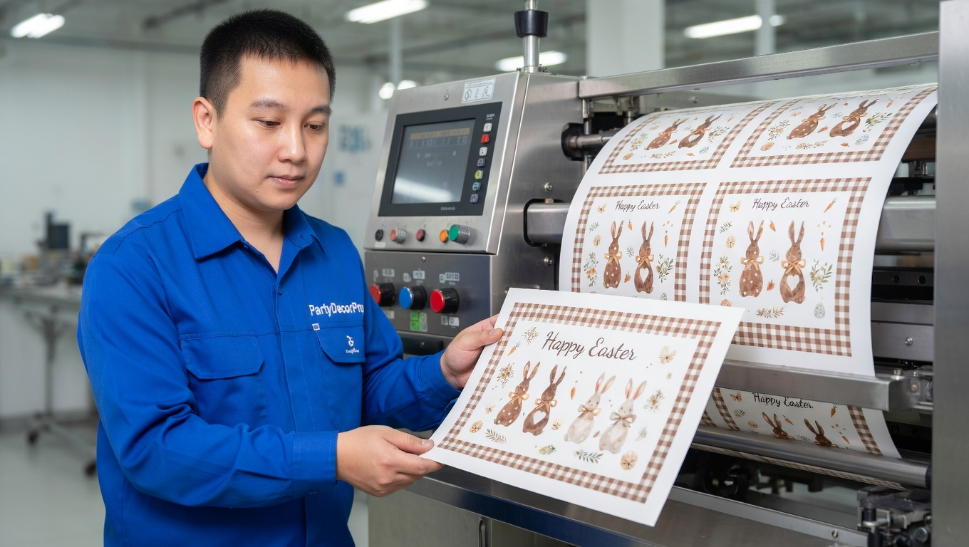 easter party tableware Manufacturing Process 