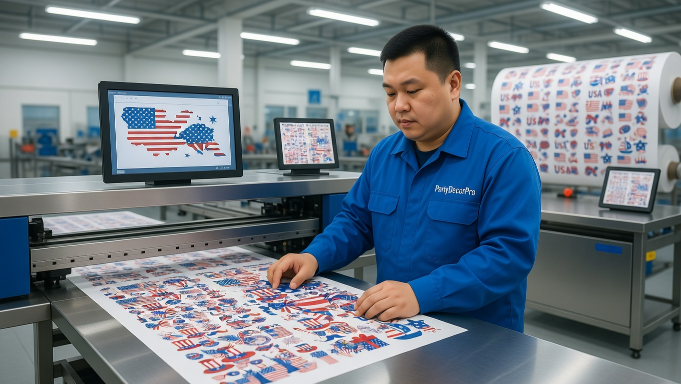 fourth of july temporary tattoos Manufacturing Process 