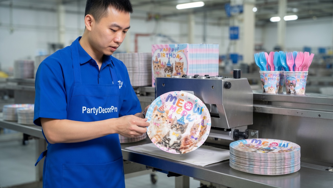 puppy party tableware Manufacturing Process 
