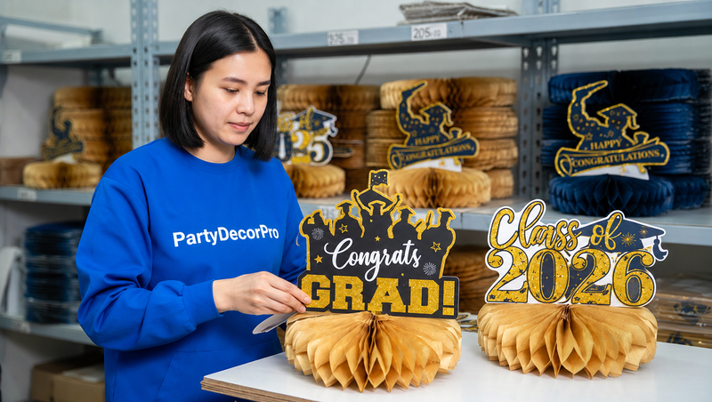 graduation party decoration Manufacturing Process 