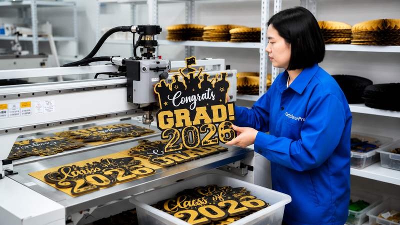 graduation party decoration Manufacturing Process 