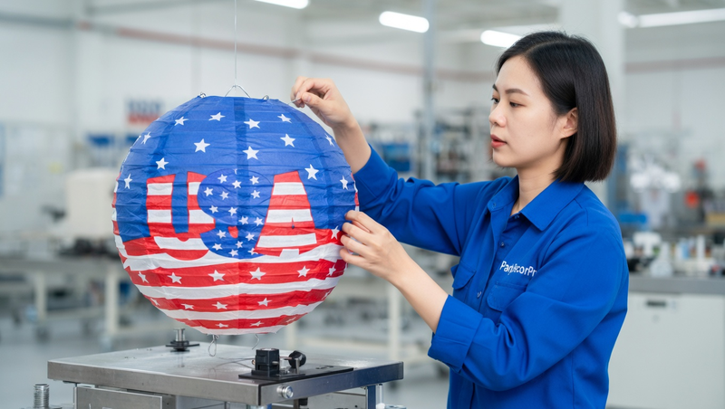 hanging paper lantern Manufacturing Process 