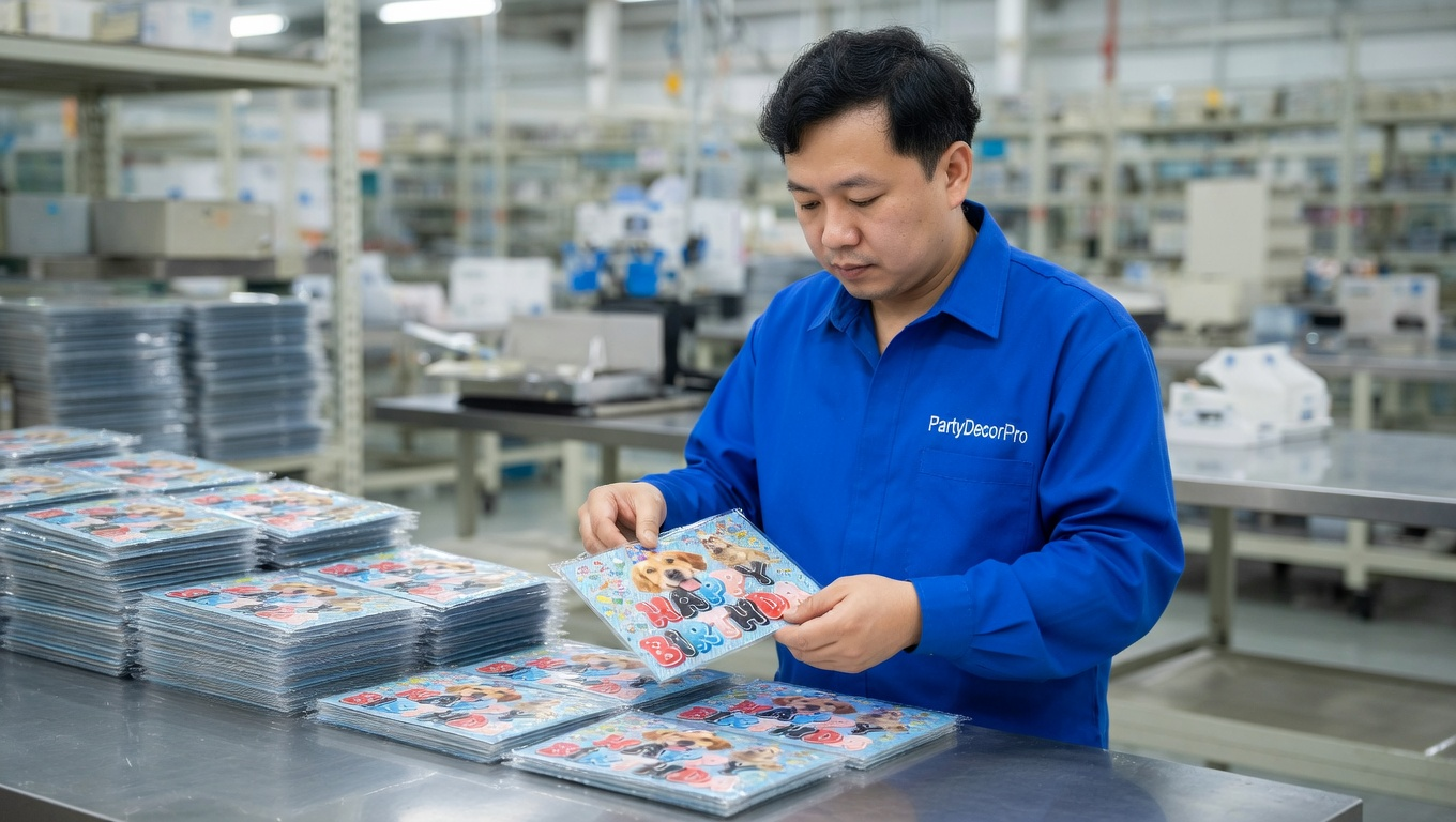 happy birthday cake toppings Manufacturing Process 