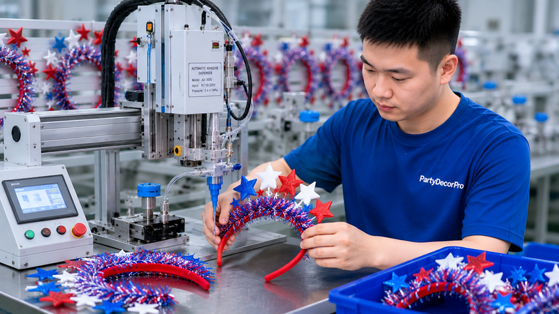 head bands for girls Manufacturing Process 