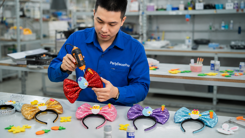 head bands for women Manufacturing Process 