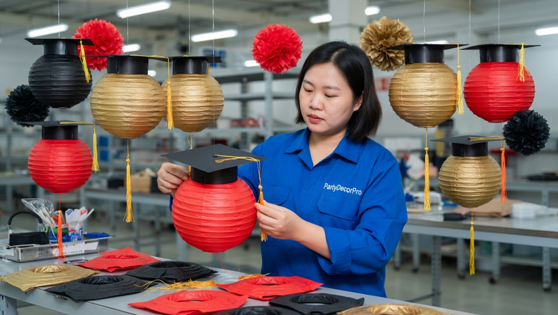 paper lantern decorations Manufacturing Process 