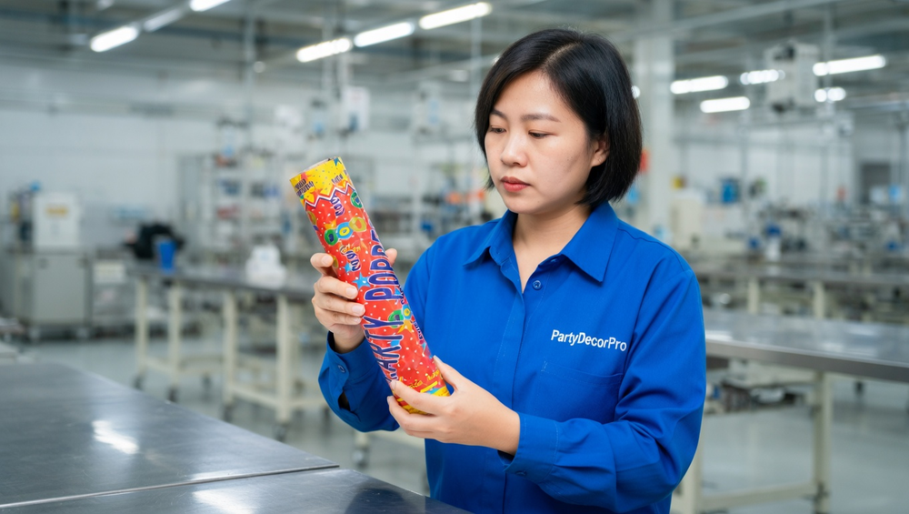 party popper Manufacturing Process 