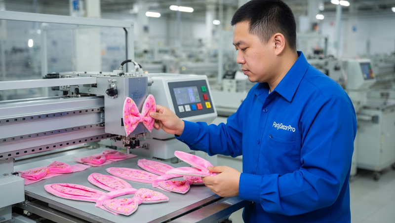 pink hair elastics Manufacturing Process 