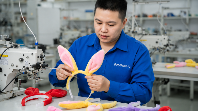 set of headbands Manufacturing Process 