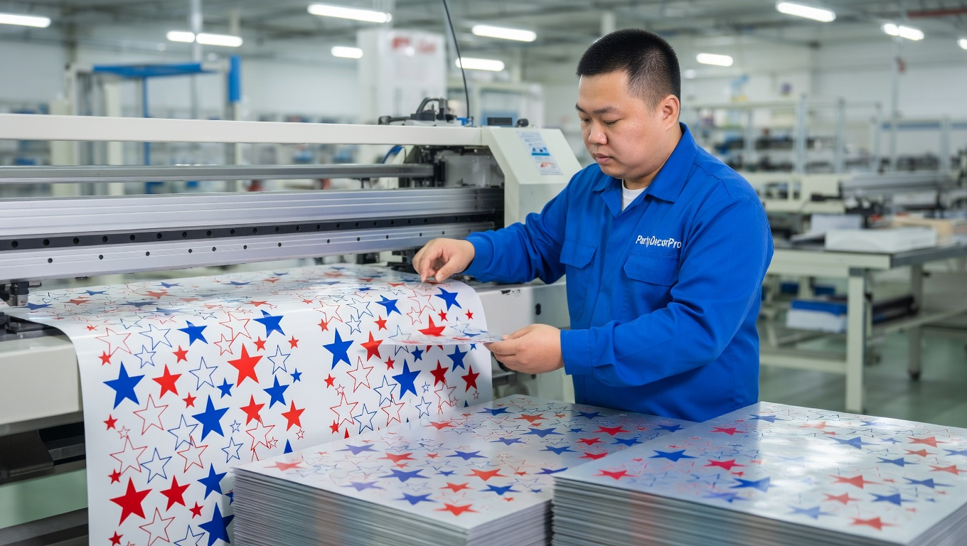 star confetti Manufacturing Process 