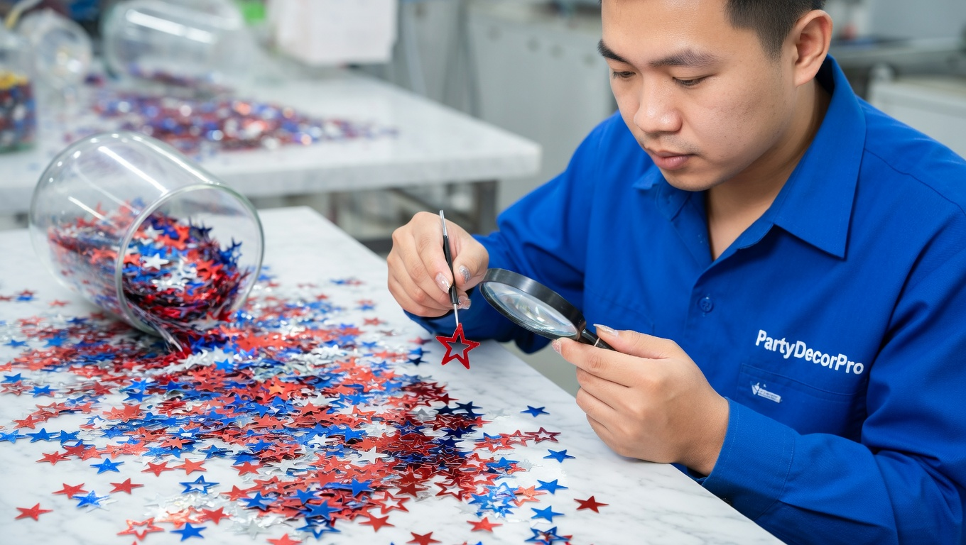 star confetti Manufacturing Process 