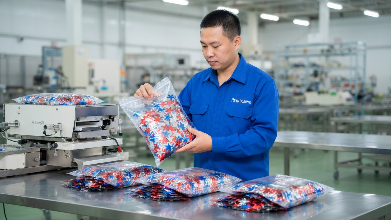 star confetti Manufacturing Process 