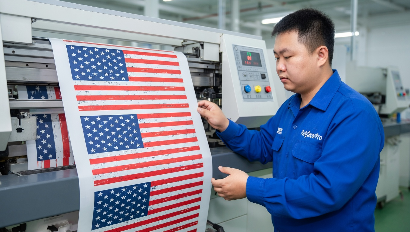 white and blue headband Manufacturing Process 