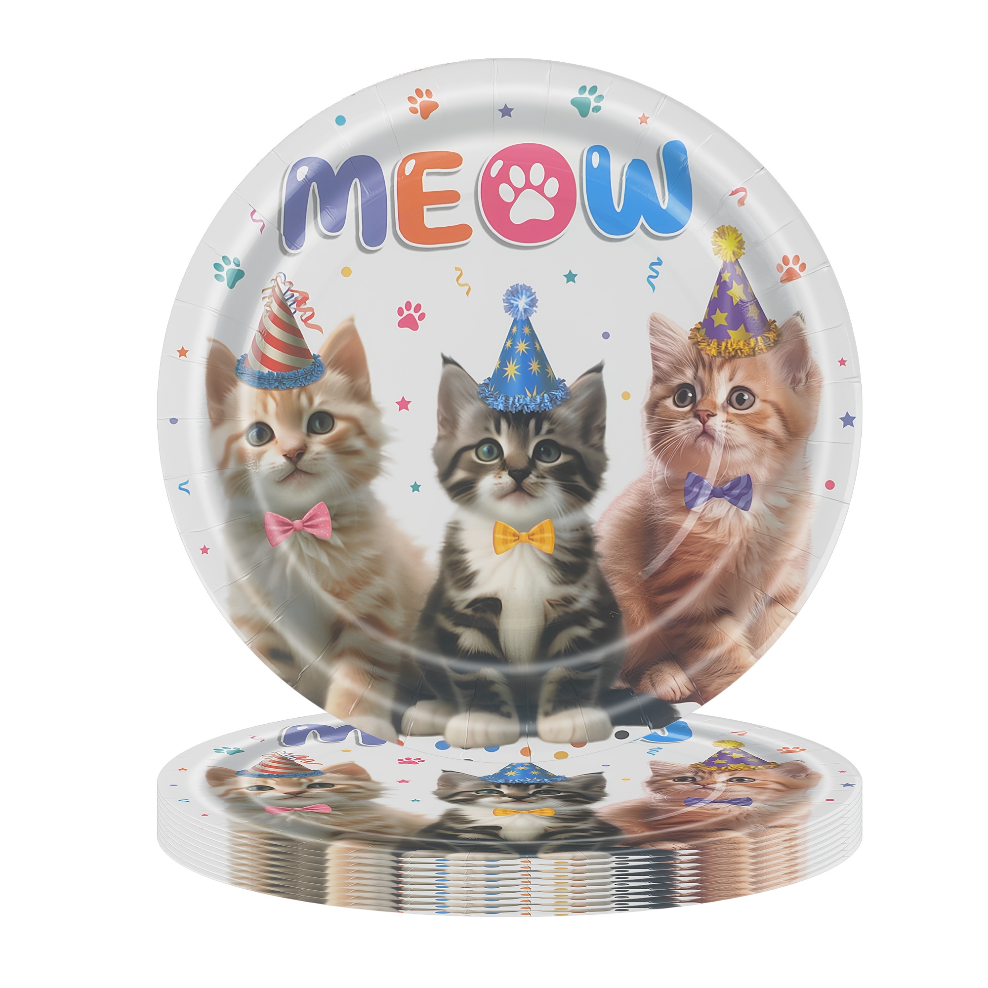Custom Disposable Tableware Manufacturer - Cat Party Tableware for Pet Celebrations - Image 3