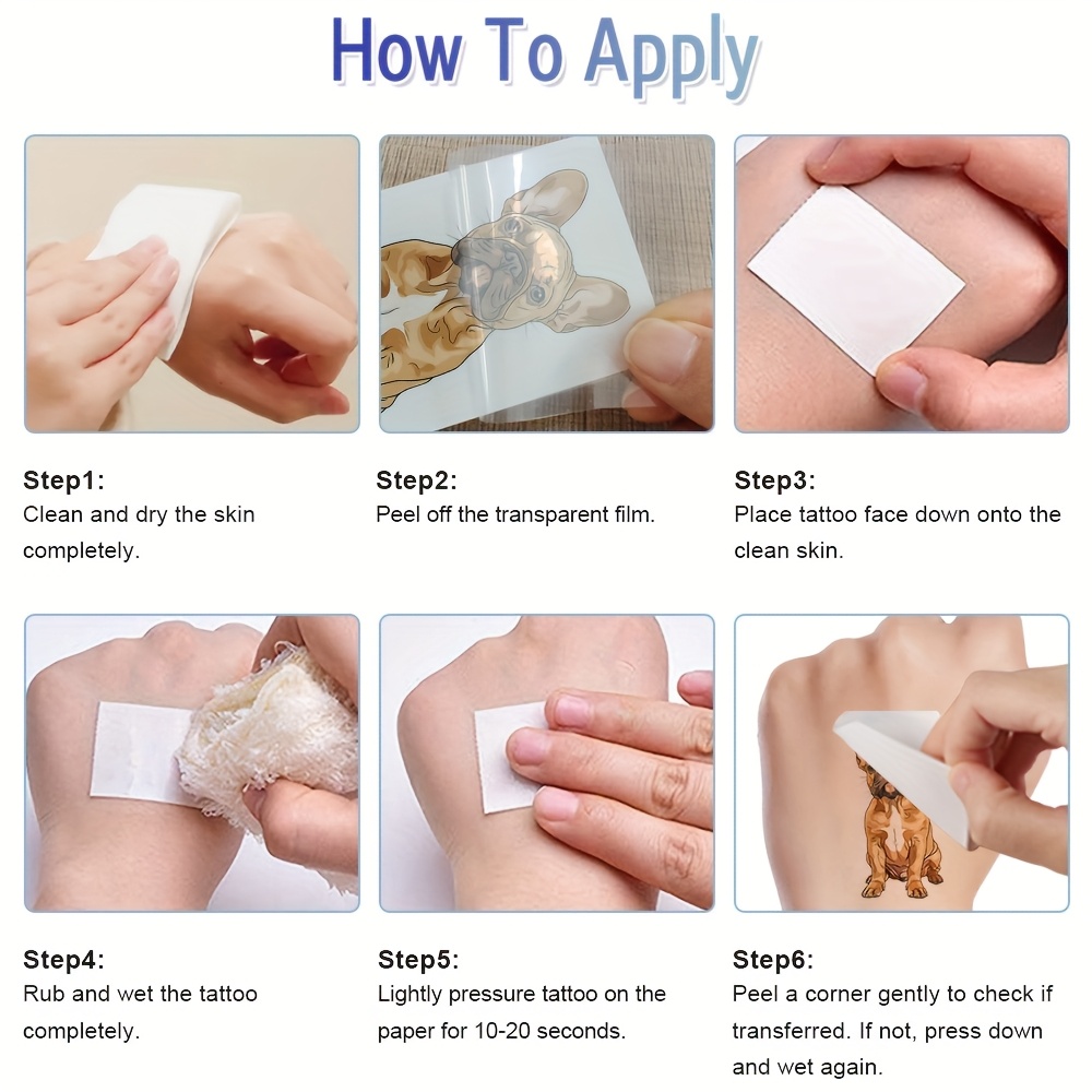 Custom Temporary Tattoos Manufacturer - Waterproof Bulldog Dog Stickers for Parties - Image 6