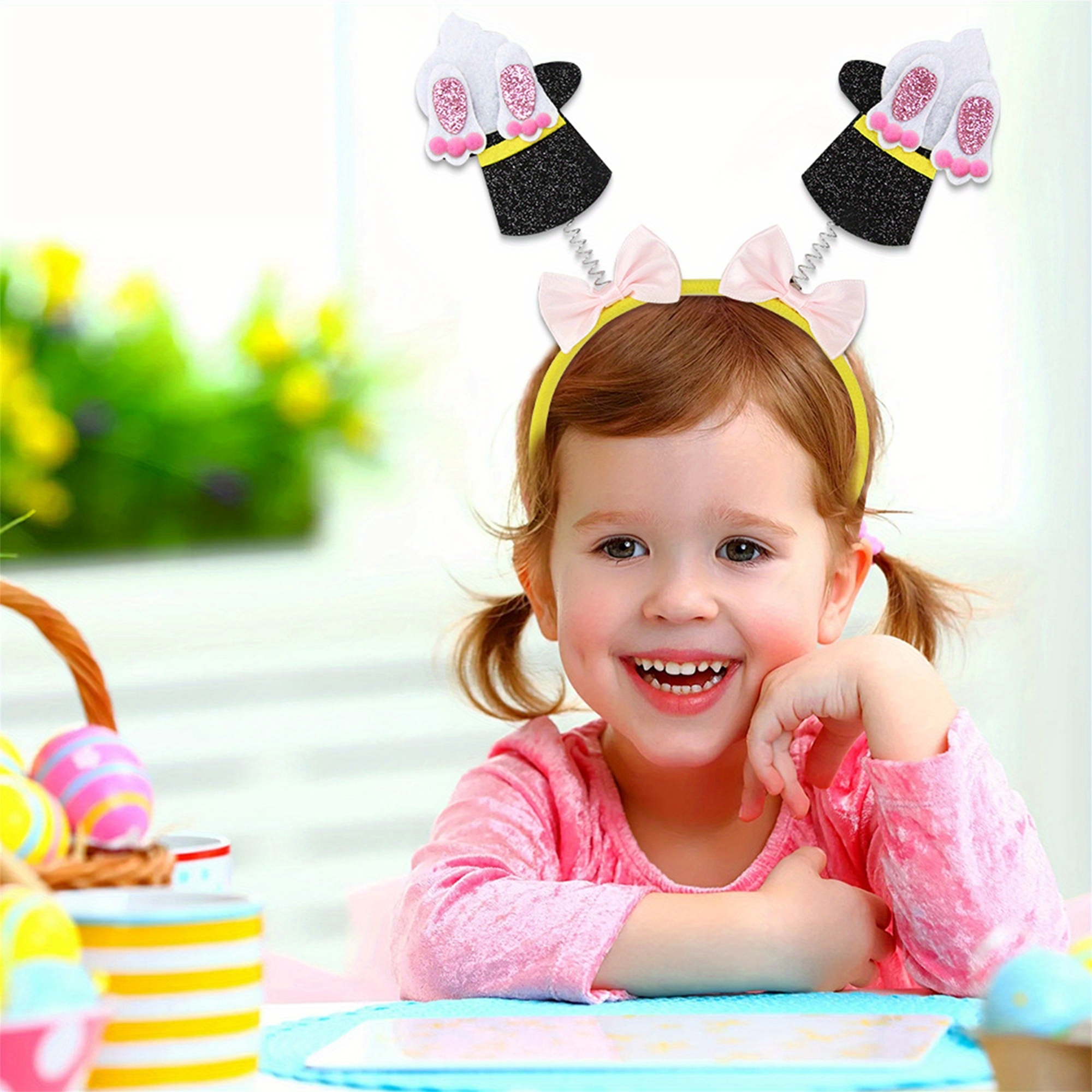 Custom Hair Hoops Supplier - Easter Rabbit Chick Headbands - Image 5