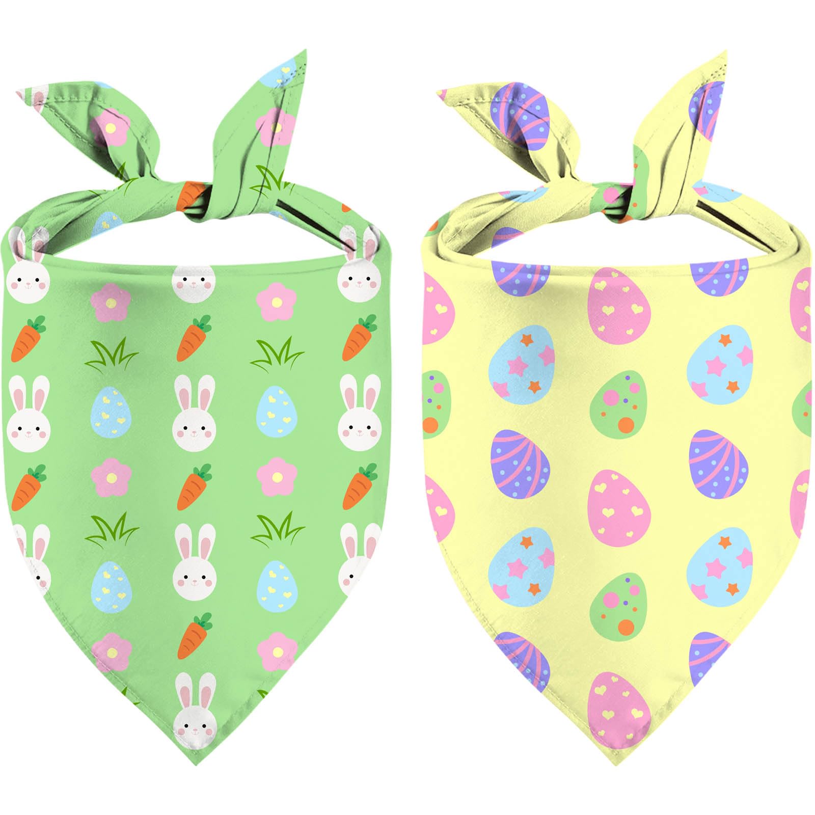 Dog Bandana Manufacturer - Reversible Easter Pet Holiday Bandana Double Layer