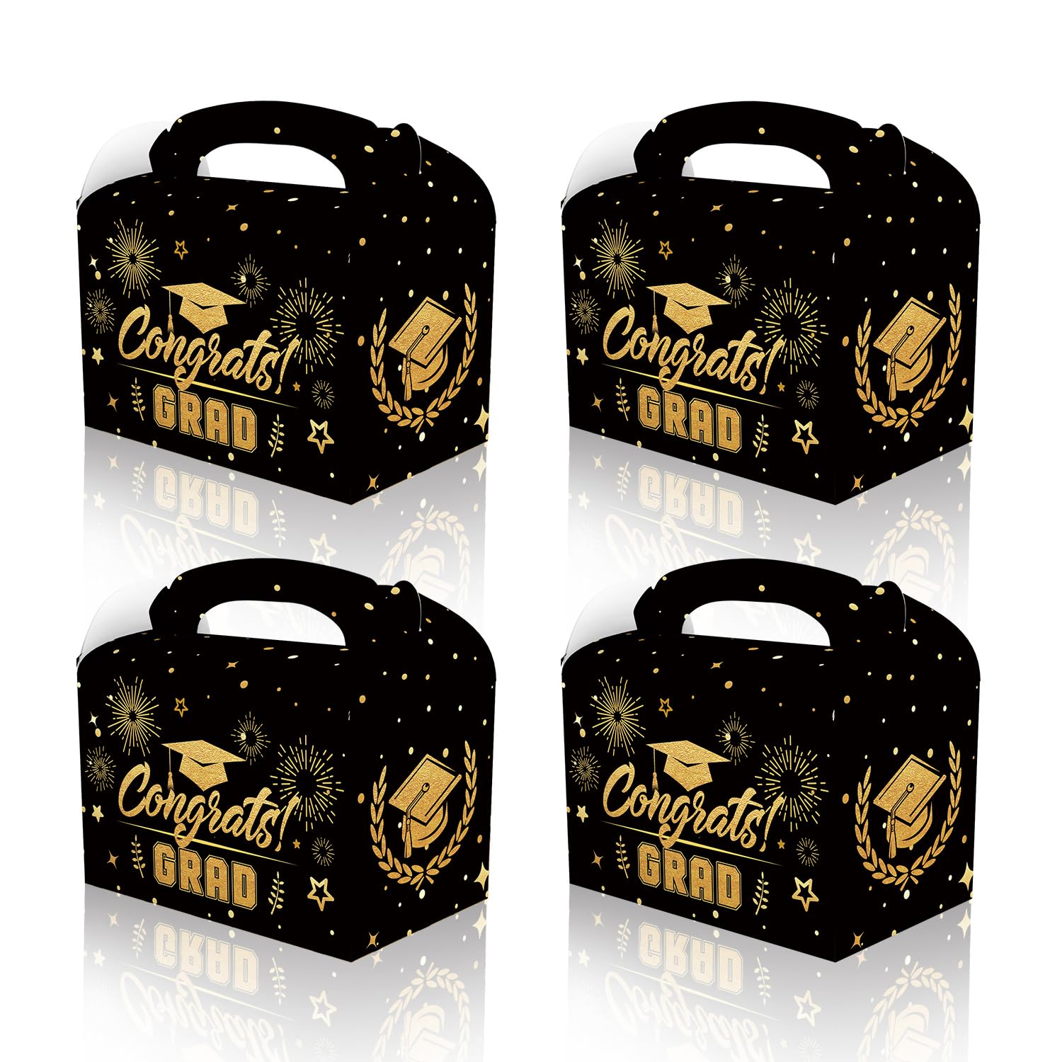 B2B OEM Custom Graduation Favor Boxes - Class of 2026 Congrats Grad Goodie Treats