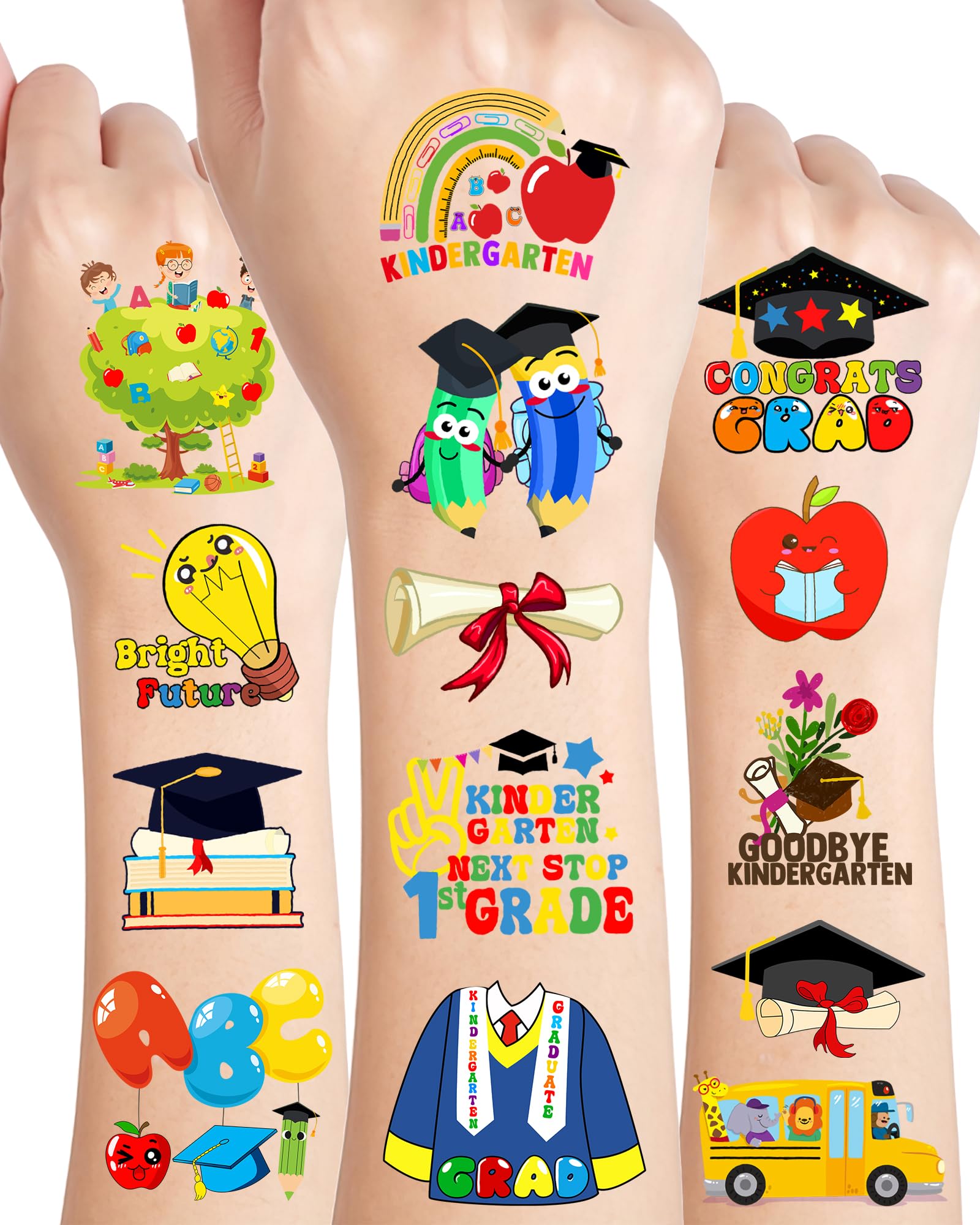 Custom Temporary Tattoos Manufacturer - Class of 2026 Kindergarten Graduation Stickers Wholesale