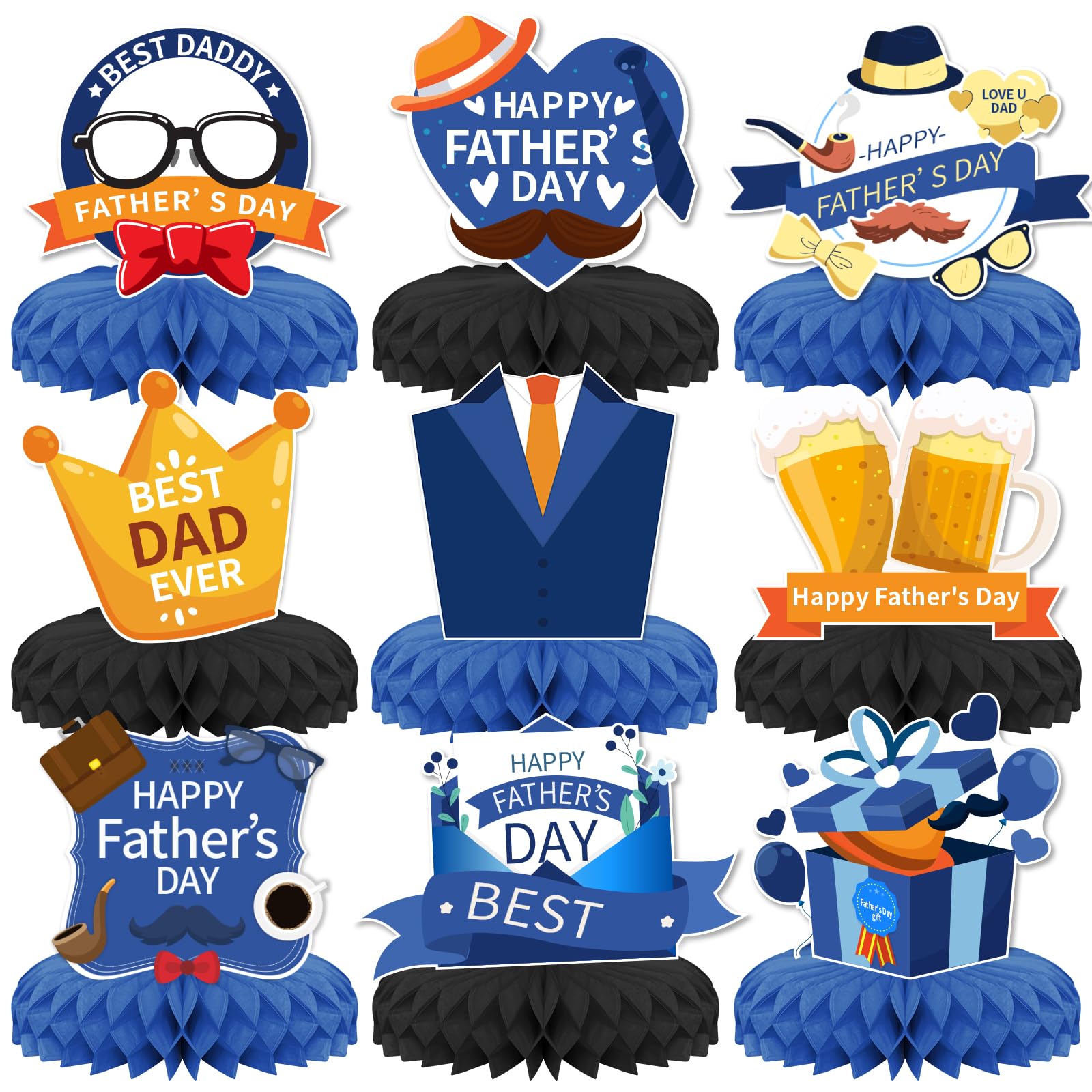 Honeycomb Centerpieces Manufacturer - Father's Day Honeycomb Table Decor