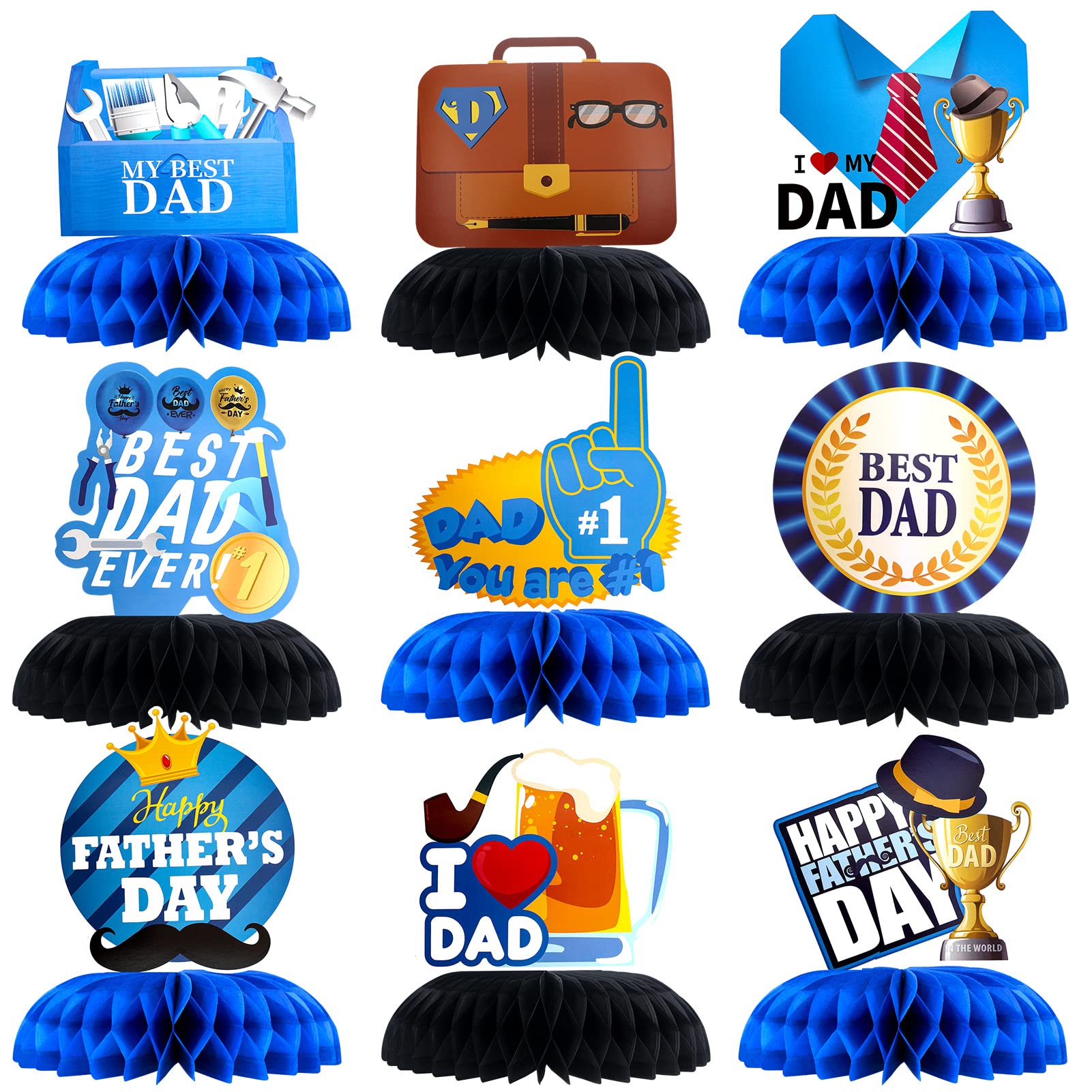 Honeycomb Centerpieces Manufacturer - Father's Day Honeycomb Table Decor