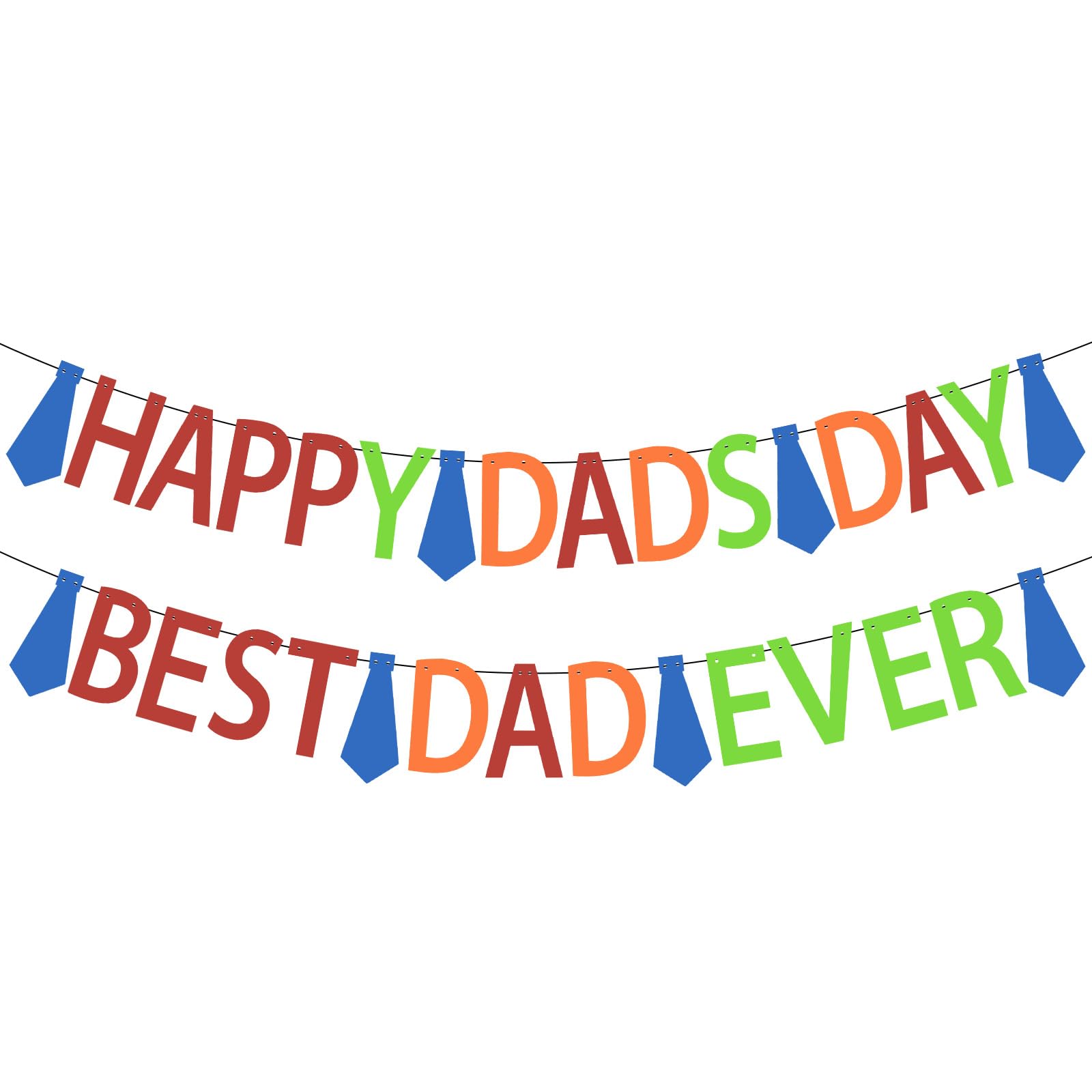 Custom Party Banner Supplier - Reusable Happy Father's Day Banner Set