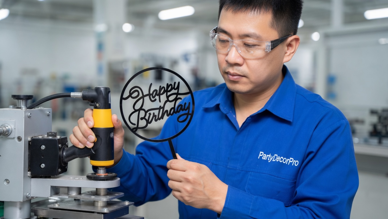 acrylic cake topper Manufacturing Process 