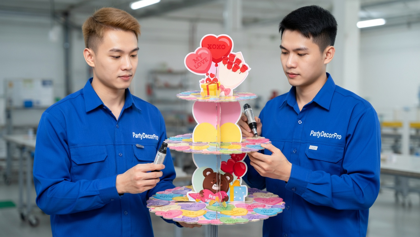 3 tier wedding cake stand Manufacturing Process 