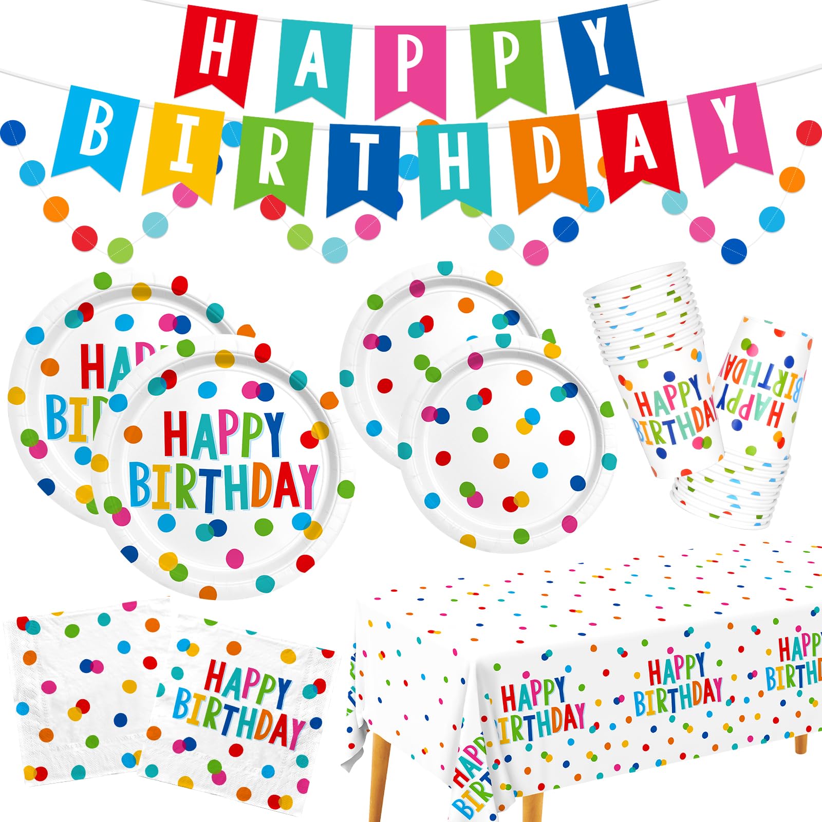 Birthday Color Tableware