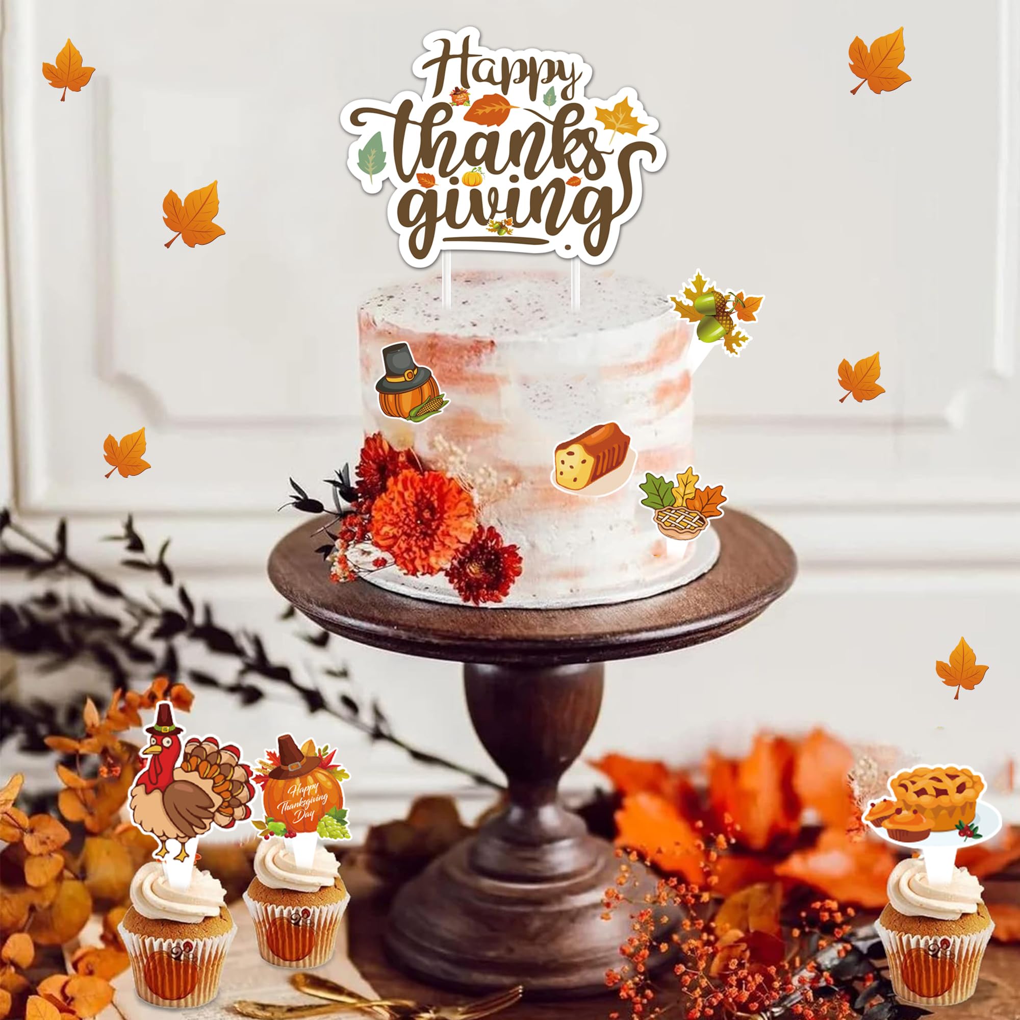 Cake Decorations For Thanksgiving