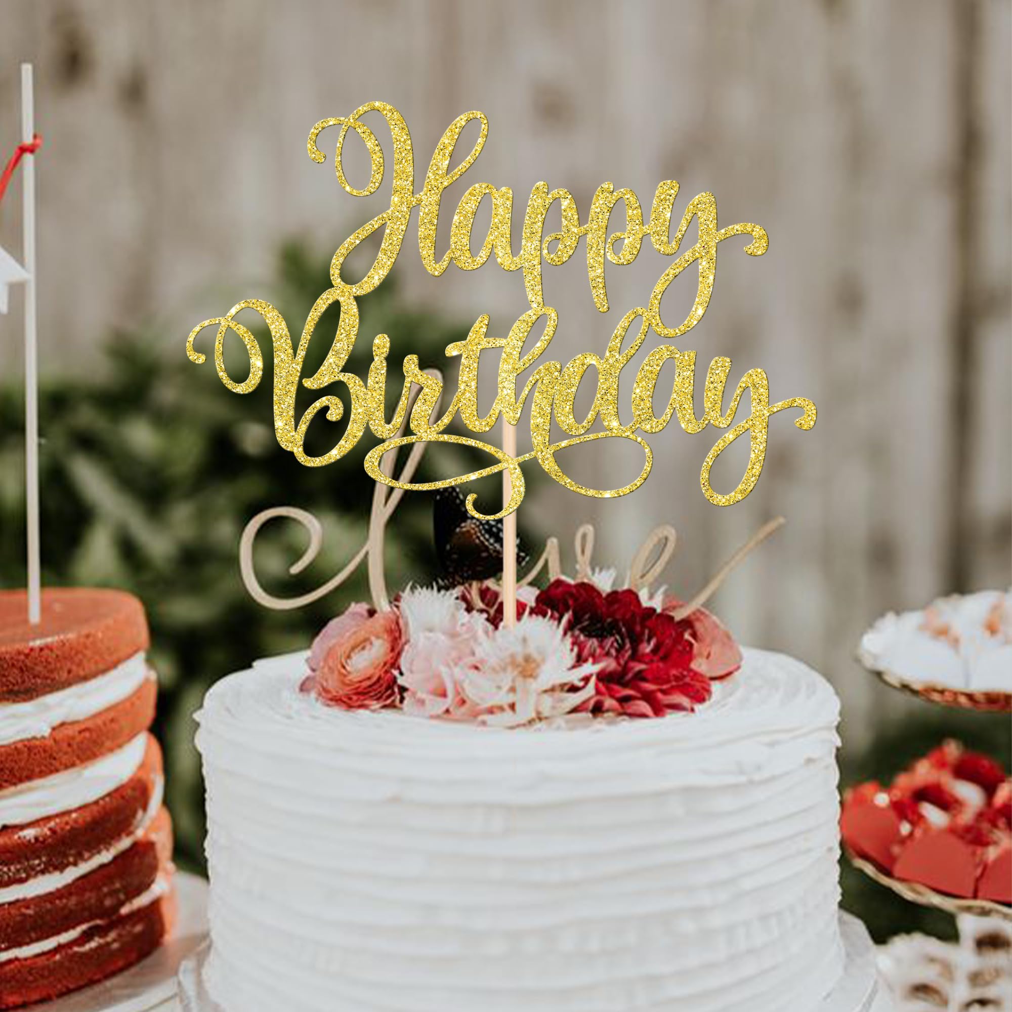 Cake Topper Happy Birthday