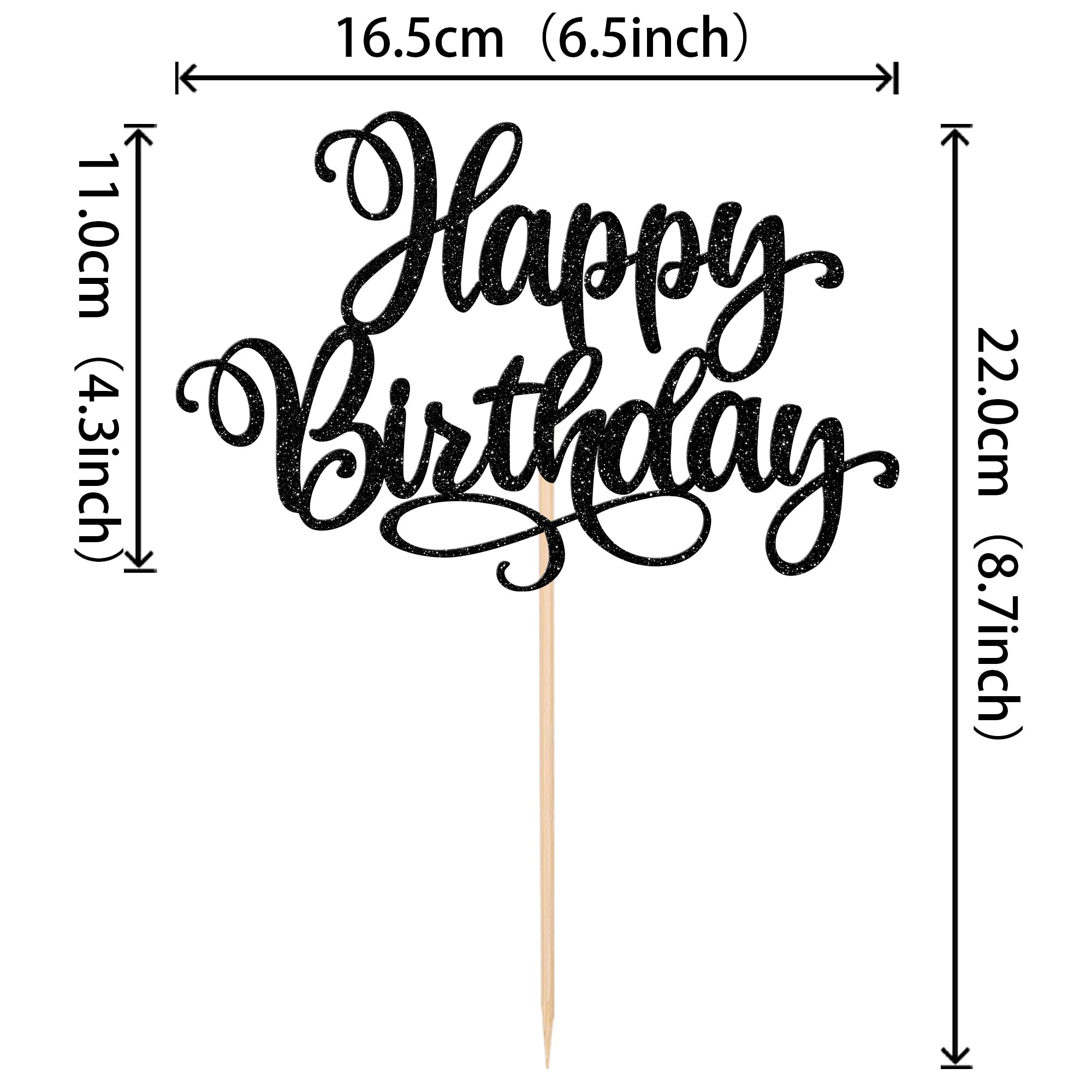 Cake Topper Happy Birthday