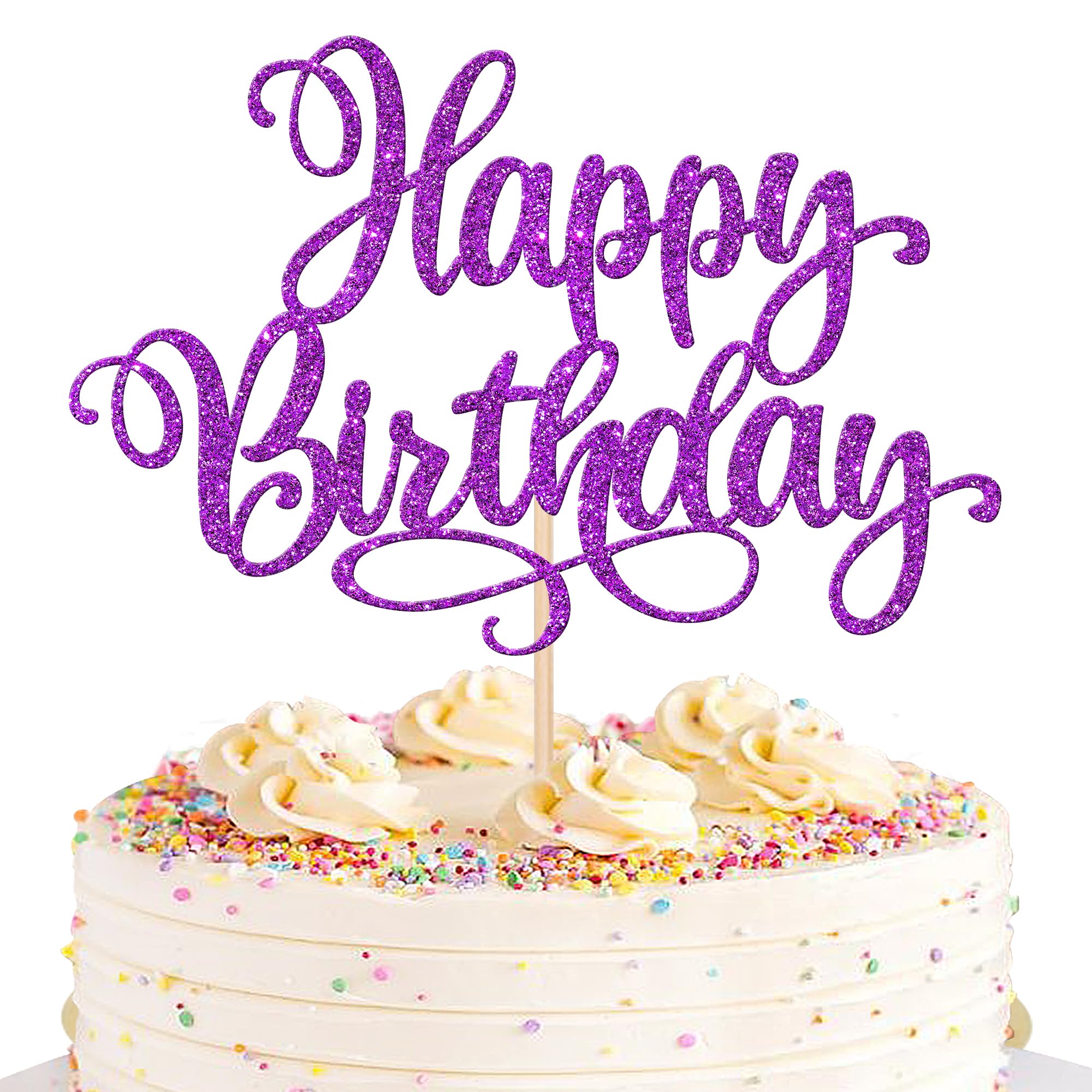 Cake Topper Happy Birthday