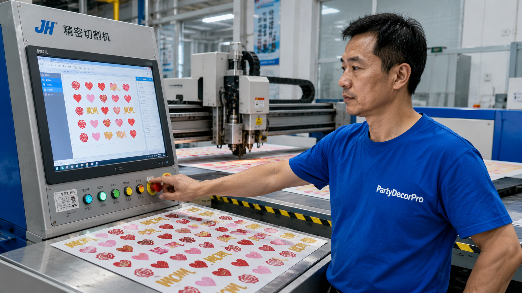 confetti heart Manufacturing Process