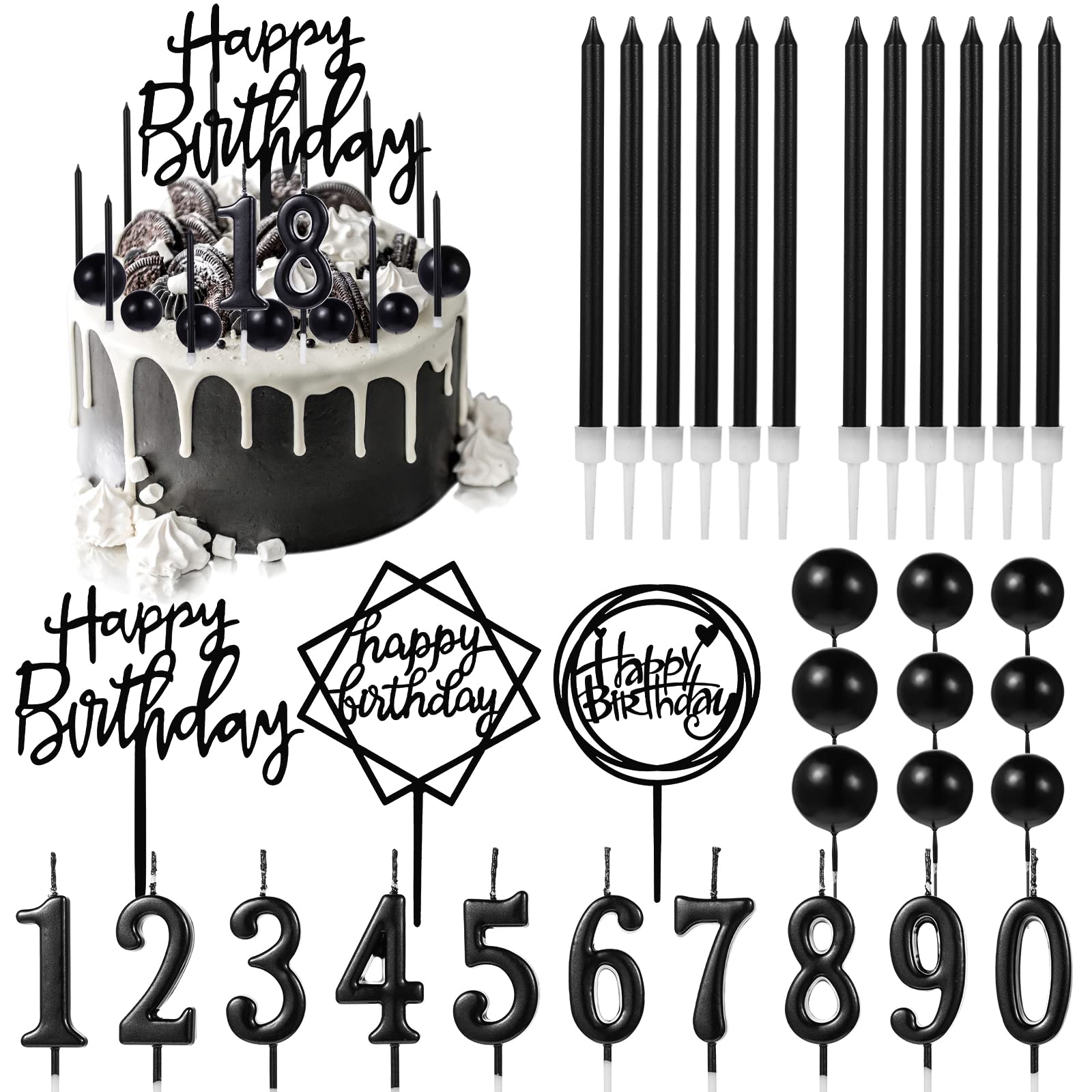 Happy Birthday Cake Topper