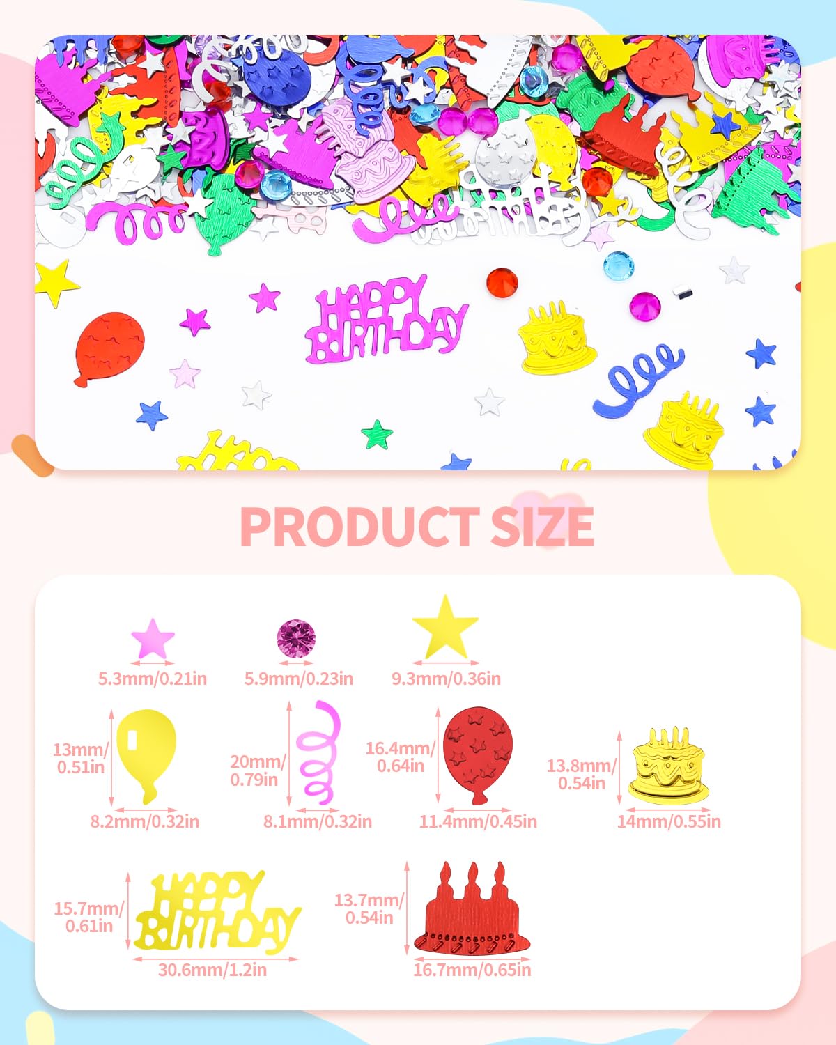 Happy Birthday Confetti