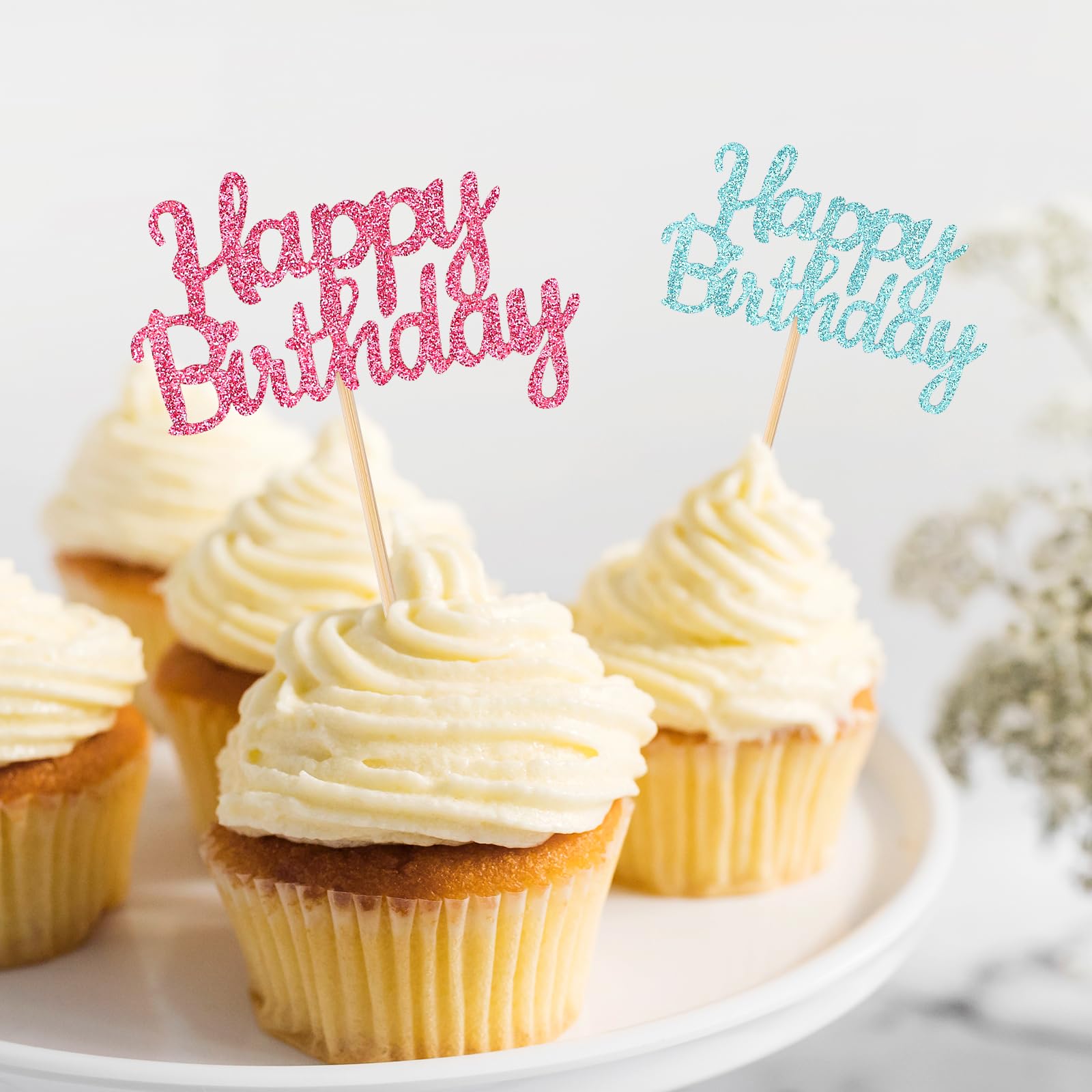 Happy Birthday Cupcake Topper