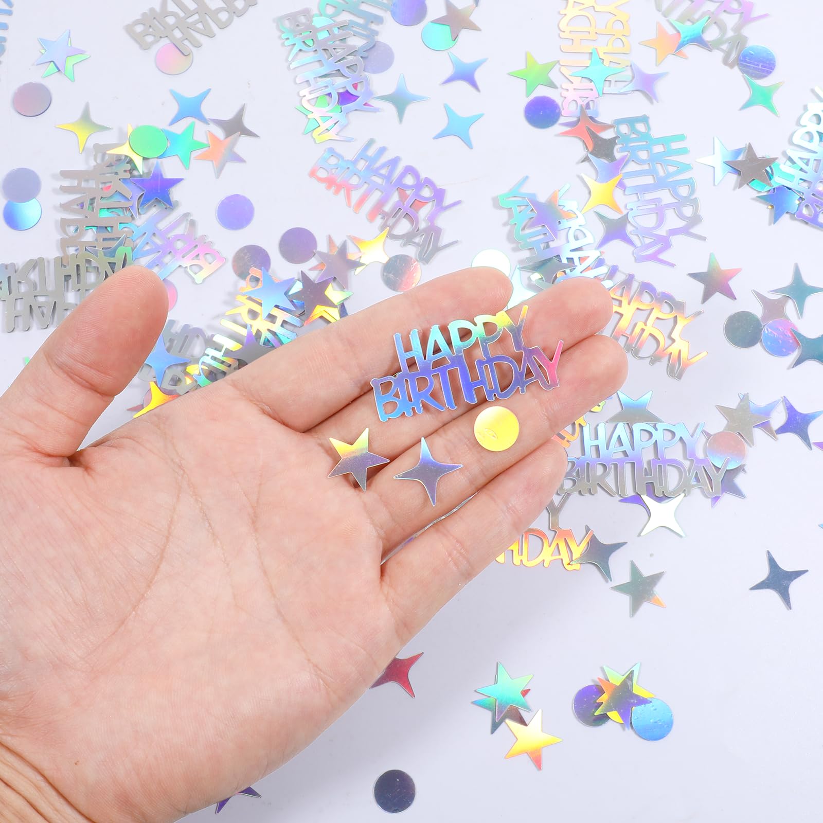Happy Birthday With Confetti