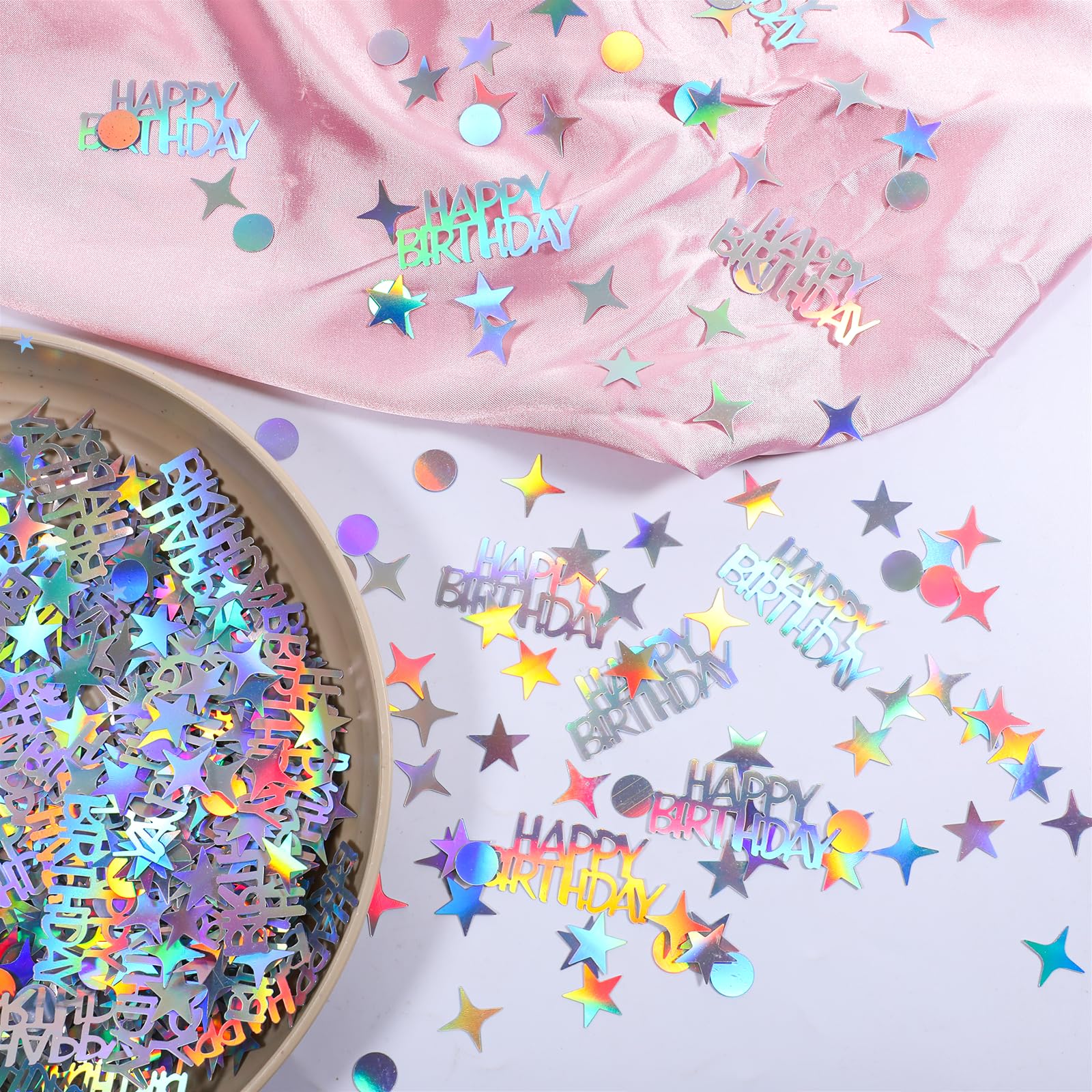 Happy Birthday With Confetti
