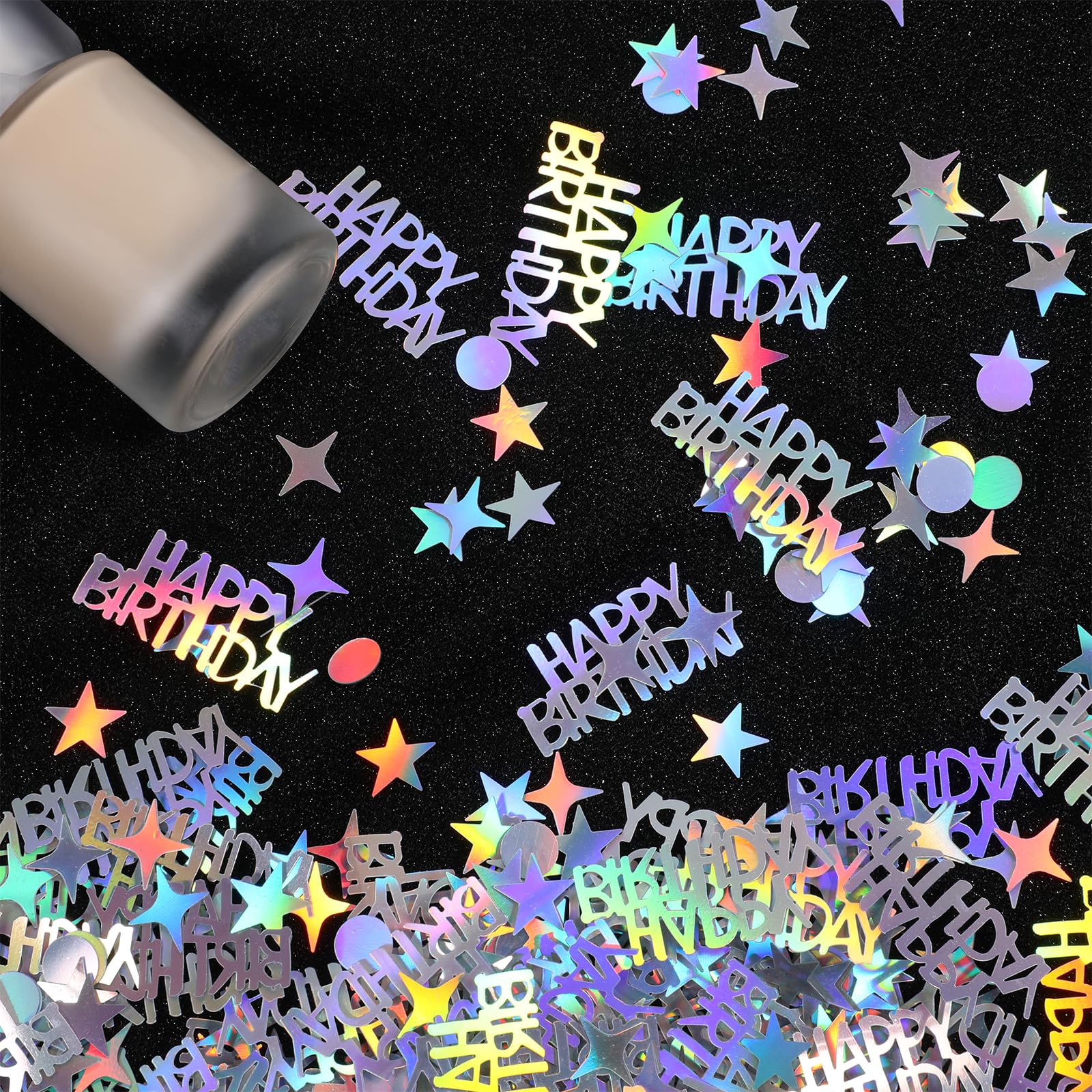 Happy Birthday With Confetti