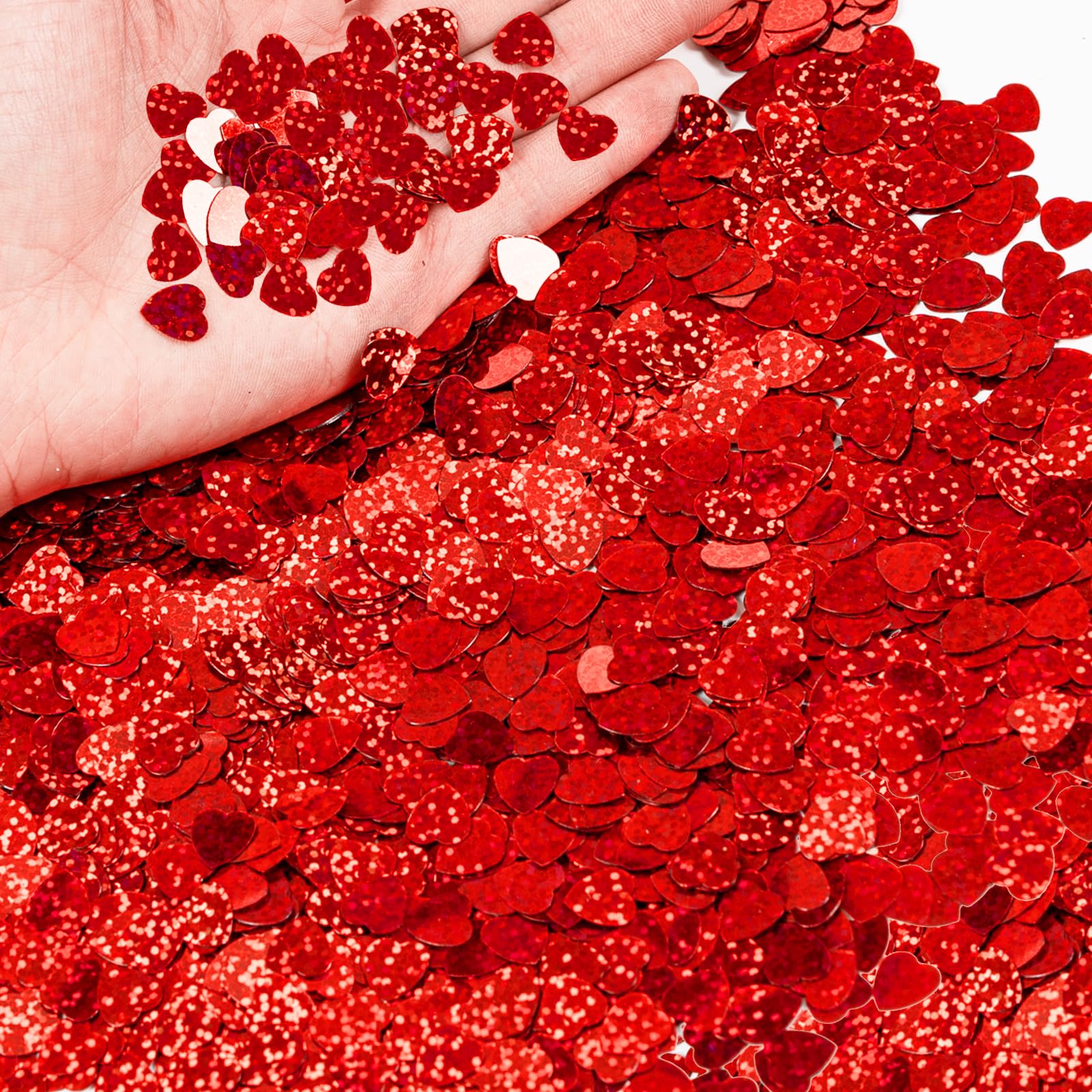 Wholesale Glitter Sequins - Valentine's Day Heart Confetti for Wedding Parties