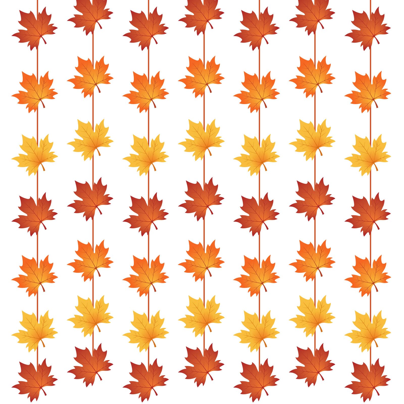 Wholesale Hanging Decorations Manufacturer - Thanksgiving Maple Leaf Garland Decor