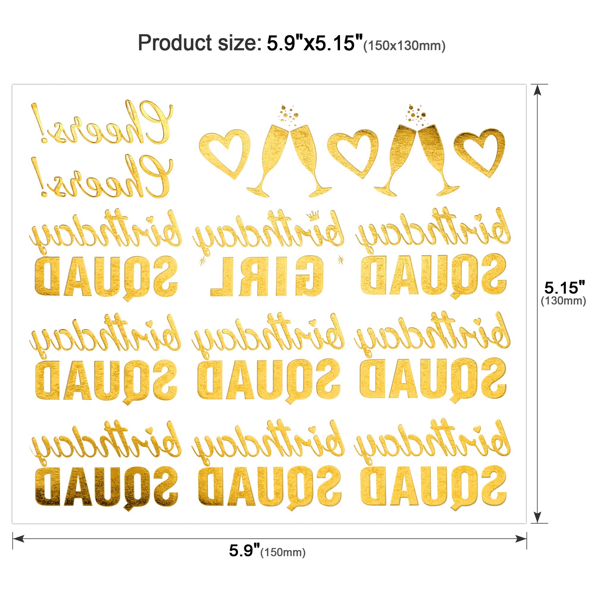 Metallic Temporary Tattoos
