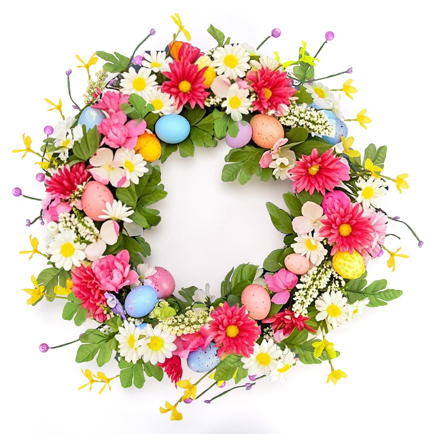 Wreath Supplier - Easter Bunny Door Wreath with Foldable Design - Image 3