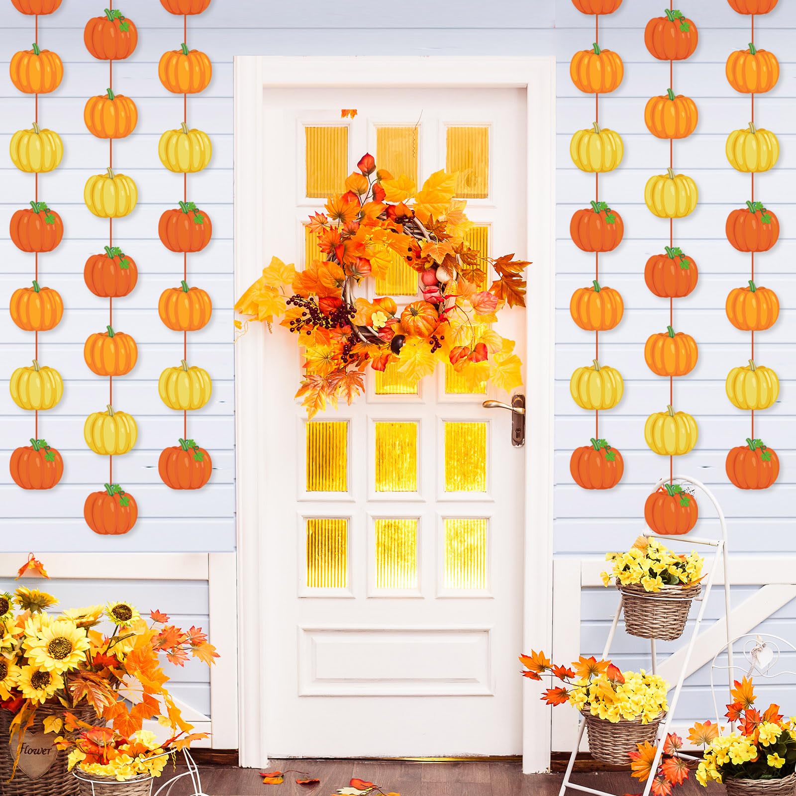 Wholesale Hanging Decorations Manufacturer - Thanksgiving Maple Leaf Garland Decor - Image 6