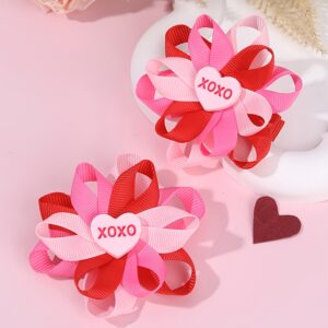 Valentines Hair Clips