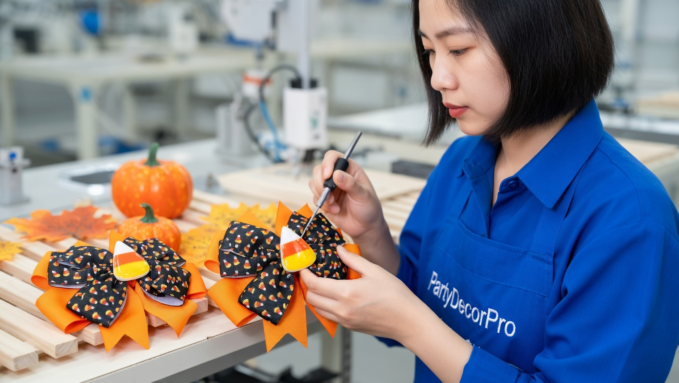 accessorize hair flowers Manufacturing Process 