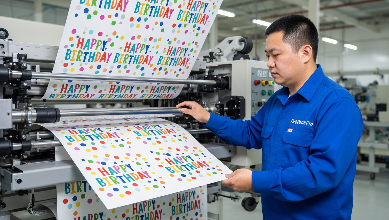 birthday color tableware Manufacturing Process 