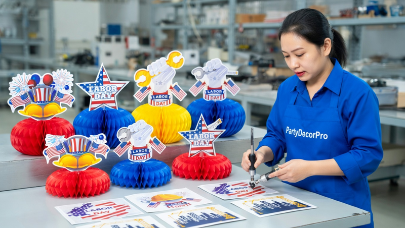 bluey honeycomb centerpieces Manufacturing Process 