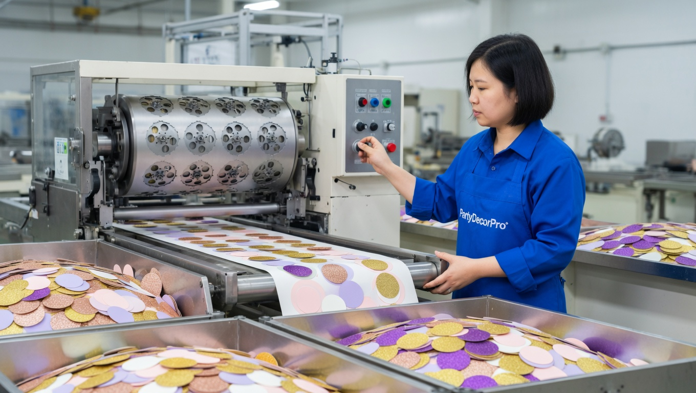 celebration confetti Manufacturing Process